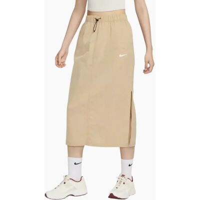 Women's Nike Essential Woven High Waisted Beige Skirt - Tan - Size: 14 Women's Nike Essential Woven High Waisted Beige Skirt - Tan - Size: 14