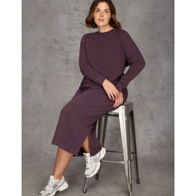 Live Unlimited London Women's Purple Sweatshirt Dress - Size: 26 Live Unlimited London Women's Purple Sweatshirt Dress - Size: 26