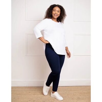 Live Unlimited London Women's Navy Denim Jeggings - Blue - Size: 20 Live Unlimited London Women's Navy Denim Jeggings - Blue - Size: 20