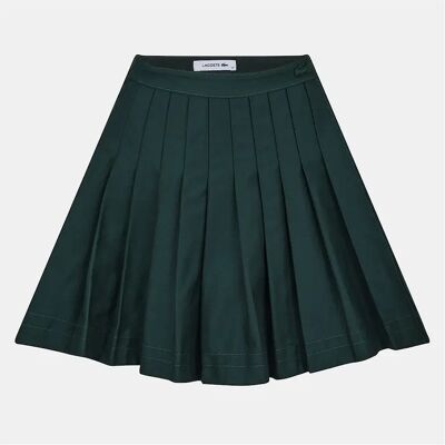 Lacoste Women's Jupe Mini A-Line Skirt - Green - Size: 10 38 Lacoste Women's Jupe Mini A-Line Skirt - Green - Size: 10 38