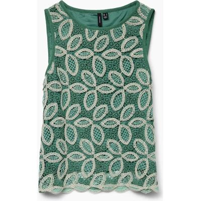 Vero Moda Women's Crew Neck Long Sleeve Blouse - Birch - Size: 10 Vero Moda Women's Crew Neck Long Sleeve Blouse - Birch - Size: 10