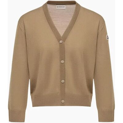 Moncler Women's WOMENS HYBRID CARDIGAN - Cream - Size: 14 Moncler Women's WOMENS HYBRID CARDIGAN - Cream - Size: 14