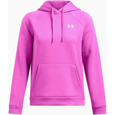 Under Armour Women's Bold Logo Hooded Neck Raglan Sleeve Sweatshirt - Purple - Size: 8 Under Armour Women's Bold Logo Hooded Neck Raglan Sleeve Sweatshirt - Purple - Size: 8