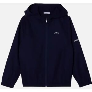Lacoste Boy's Navy Blue Zip Up Hooded Tracksuit Jacket - Black - Size: 4 years