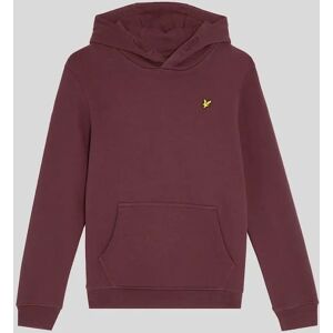 Lyle And Scott Boy's Brush Back Hoodie - Red - Size: 9/10 y