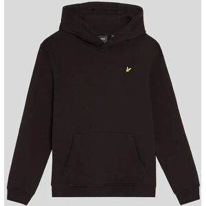 Lyle And Scott Boy's Brush Back Hoodie - Black - Size: 9/10 y