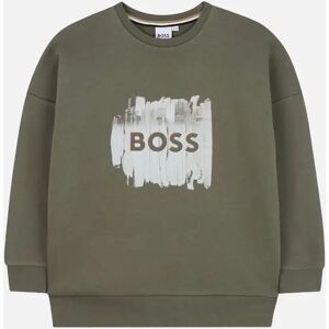 Hugo Boss Kids Branded Sweatshirt Khaki - Green - Size: 5 years