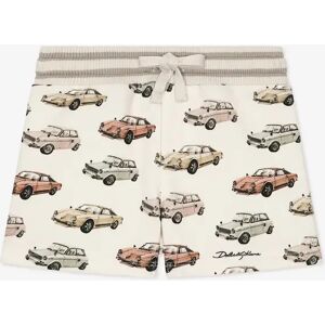 Boy's Dolce & Gabbana Baby Boys Car Print Shorts in Ivory - Cream - Size: 18 - 24 mths