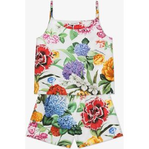 Dolce & Gabbana Girl's Girls Floral Print Short Set in Multicolour - Size: 10 years
