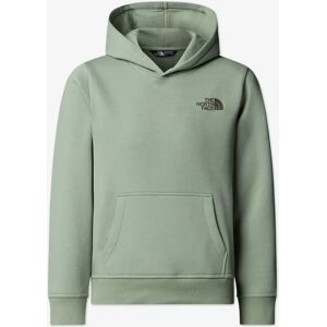 Girl's The North Face Kids Box NSE Regular Hoodie in Green - Size: S 7 8 yrs