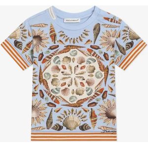 Dolce & Gabbana Boy's Baby Boys Shell Print T-Shirt in Blue - Size: 24 - 30 mths