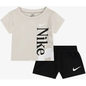 Nike Baby Girl's Girls Wild Flower Short Set in Beige - Cream - Size: 12-18 months/9-12 months