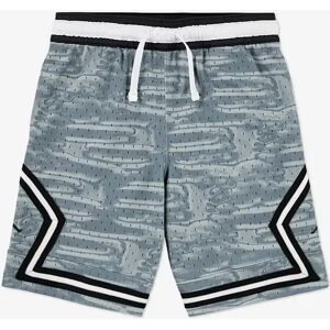 Nike Jordan Boy's Boys MJ Sports AOP Diamond Shorts in Grey - Size: 13 - 15 yrs