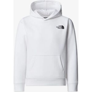 Girl's The North Face Kids Box NSE Regular Hoodie in White - Size: S 7 8 yrs