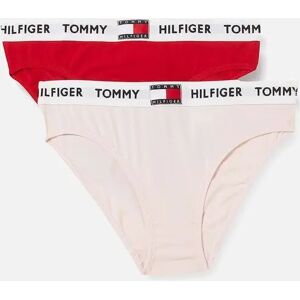 Tommy Hilfiger Girl's Girls 2 Pack Organic Cotton Bikini Brief, Primary Red/Pale Pink - Size: 12 years/13 years/14 years Tommy Hilfiger Girl's Girls 2 Pack Organic Cotton Bikini Brief, Primary Red/Pale Pink - Size: 12 years/13 years/14 years