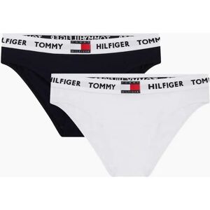 Tommy Hilfiger Girl's 2-Pack Girls Flag Logo Bikini Briefs, Black/White - Size: 12 years/13 years/14 years Tommy Hilfiger Girl's 2-Pack Girls Flag Logo Bikini Briefs, Black/White - Size: 12 years/13 years/14 years
