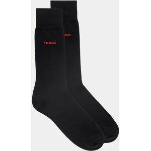 Hugo Boss Men's HUGO 2 Pack RS Uni Colour Mens Socks NOS - Black 001 - Size: 7.5/8/5/5.5/6.5/7/6 Hugo Boss Men's HUGO 2 Pack RS Uni Colour Mens Socks NOS - Black 001 - Size: 7.5/8/5/5.5/6.5/7/6