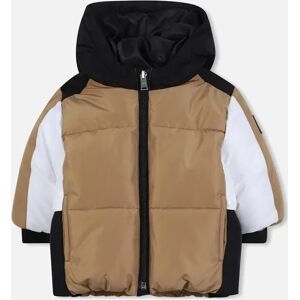 Hugo Boss Boy's BOSS BEIGE BABY/TODDLER PUFFER JACKET J52477 - Brown Hugo Boss Boy's BOSS BEIGE BABY/TODDLER PUFFER JACKET J52477 - Brown