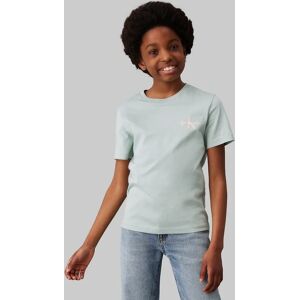 Boy's Calvin Klein Kids Chest Monogram T-Shirt in Green - Size: 14 years Boy's Calvin Klein Kids Chest Monogram T-Shirt in Green - Size: 14 years
