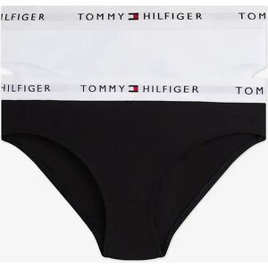 Girl's Tommy Hilfiger Girls 2 Pack Bikini Knickers Set in Black - Multi - Size: 6 years/7 years Girl's Tommy Hilfiger Girls 2 Pack Bikini Knickers Set in Black - Multi - Size: 6 years/7 years