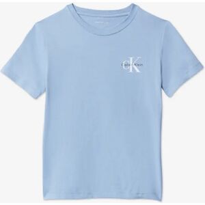 Boy's Calvin Klein Kids Chest Monologo T-Shirt in Blue - Size: 14 years Boy's Calvin Klein Kids Chest Monologo T-Shirt in Blue - Size: 14 years