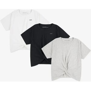 Girl's Abercrombie & Fitch Girls 3 Pack Tie Front T-Shirt Set in Multicolour - Size: 15 years/16 years Girl's Abercrombie & Fitch Girls 3 Pack Tie Front T-Shirt Set in Multicolour - Size: 15 years/16 years
