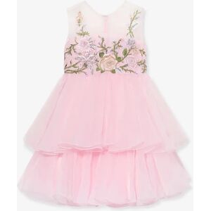 Girl's Maison Ava Girls Nicoletta Embroidered Flower Occasion Dress in Pink - Size: 10 years Girl's Maison Ava Girls Nicoletta Embroidered Flower Occasion Dress in Pink - Size: 10 years