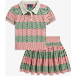 Ralph Lauren Girls Striped Skirt Set in Pink - Size: 3 years Ralph Lauren Girls Striped Skirt Set in Pink - Size: 3 years