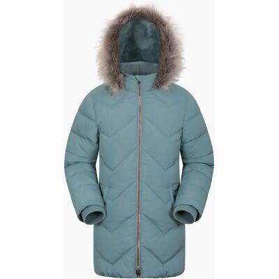 Mountain Warehouse Childrens Galaxy Water Resistant Padded Jacket - Blue/Green - Size 11-12y Mountain Warehouse Childrens Galaxy Water Resistant Padded Jacket - Blue/Green - Size 11-12y