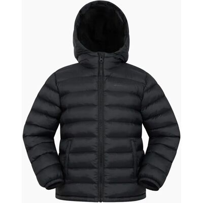 Mountain Warehouse Childrens Faux Fur Lined Padded Jacket - Black - Size 5-6y Mountain Warehouse Childrens Faux Fur Lined Padded Jacket - Black - Size 5-6y