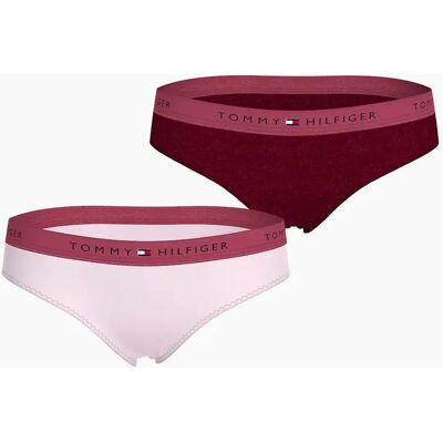 Tommy Hilfiger Girl's Girls 2-Pack Heritage Logo Bikini Briefs, Light Pink / Deep Rouge - Red - Size: 14 years/15 years/16 years Tommy Hilfiger Girl's Girls 2-Pack Heritage Logo Bikini Briefs, Light Pink / Deep Rouge - Red - Size: 14 years/15 years/16 years