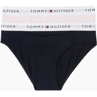 Tommy Hilfiger Girl's Girls 2-Pack Ithica Stripe Bikini Briefs, Pink/Navy - Black - Size: 10 years/11 years/12 years Tommy Hilfiger Girl's Girls 2-Pack Ithica Stripe Bikini Briefs, Pink/Navy - Black - Size: 10 years/11 years/12 years