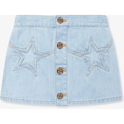 Versace Girls Star Denim Skirt in Blue - Size: 4 years Versace Girls Star Denim Skirt in Blue - Size: 4 years