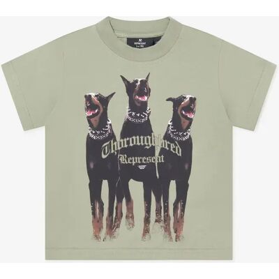 REPRESENT Kids Mini Thoroughbred T-Shirt in Green - Multi - Size: 3 years/4 years REPRESENT Kids Mini Thoroughbred T-Shirt in Green - Multi - Size: 3 years/4 years