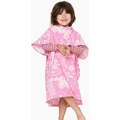 Ripcurl Rip Curl Kids Mixed Snap Hooded Towel Poncho - Natural/Pink - Natural Pink - Size: ONE size Ripcurl Rip Curl Kids Mixed Snap Hooded Towel Poncho - Natural/Pink - Natural Pink - Size: ONE size