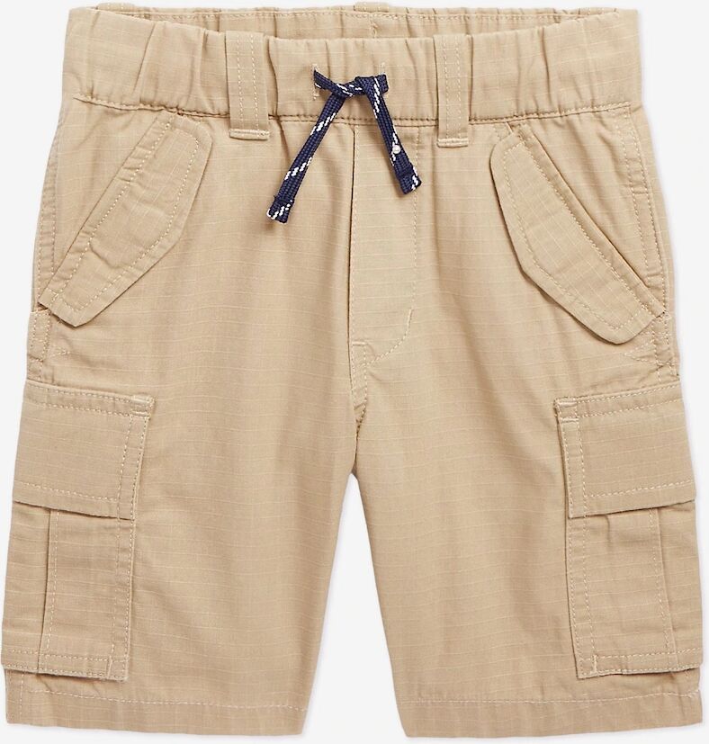 Boy's Ralph Lauren Boys Pull On Cargo Shorts in Beige - Cream - Size: US 6 - uk 5 yrs