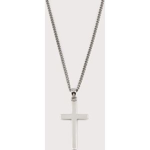 Serge Denimes Men's Silver Cross Necklace - Size: ONE size