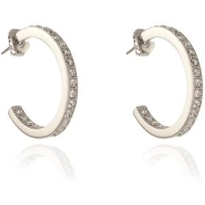Women's Cachet London Saga Large Silver Hoop Earrings Women's Cachet London Saga Large Silver Hoop Earrings