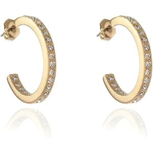 Women's Cachet London Saga Large Gold Hoop Earrings Women's Cachet London Saga Large Gold Hoop Earrings