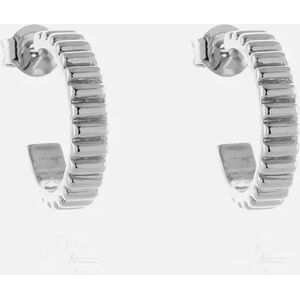 Women's Cachet London Ricci Silver Hoop Earrings - Silver/Silver Women's Cachet London Ricci Silver Hoop Earrings - Silver/Silver