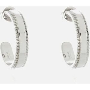 Women's Cachet London Keanu Silver Hoop Earrings - Silver/Silver Women's Cachet London Keanu Silver Hoop Earrings - Silver/Silver
