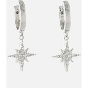 Women's Cachet London North Star Silver Huggie Hoops - Silver/Silver Women's Cachet London North Star Silver Huggie Hoops - Silver/Silver