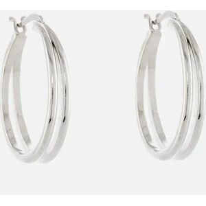Women's Cachet London Lana 25mm Silver Hoop Earrings - Silver/Silver Women's Cachet London Lana 25mm Silver Hoop Earrings - Silver/Silver
