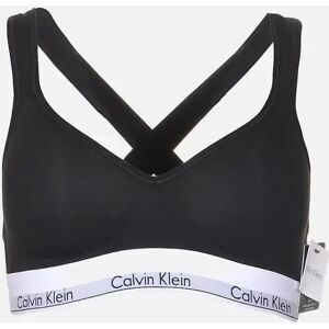 Calvin Klein Women's Modern Cotton Bralette Lift, Black - Size: 10/8