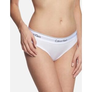 Calvin Klein Women's Modern Cotton Bikini Brief, White - Size: 8