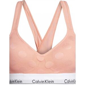 Calvin Klein Women's Modern Cotton Light Lined Bralette, Gerbera Daisy - Orange - Size: 6
