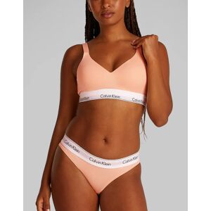 Women's Calvin Klein ICON COTTON Womens Lift Bralette Melon Frenzy - Pink - Size: LARGE
