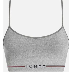 Tommy Hilfiger Women's Seamless Logo Unlined Bralette, Medium Grey Heather - Size: 8/6 Tommy Hilfiger Women's Seamless Logo Unlined Bralette, Medium Grey Heather - Size: 8/6