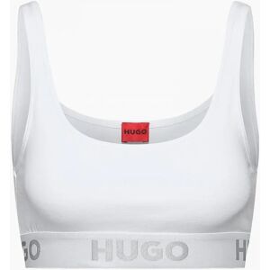 Hugo Boss Women's Sporty Logo Bralette, White - Size: 6 Hugo Boss Women's Sporty Logo Bralette, White - Size: 6