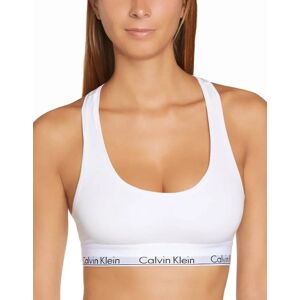 Calvin Klein Women's Modern Cotton Bralette, White - Size: 14 Calvin Klein Women's Modern Cotton Bralette, White - Size: 14
